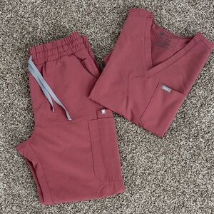 Figs Mauve Scrub Set